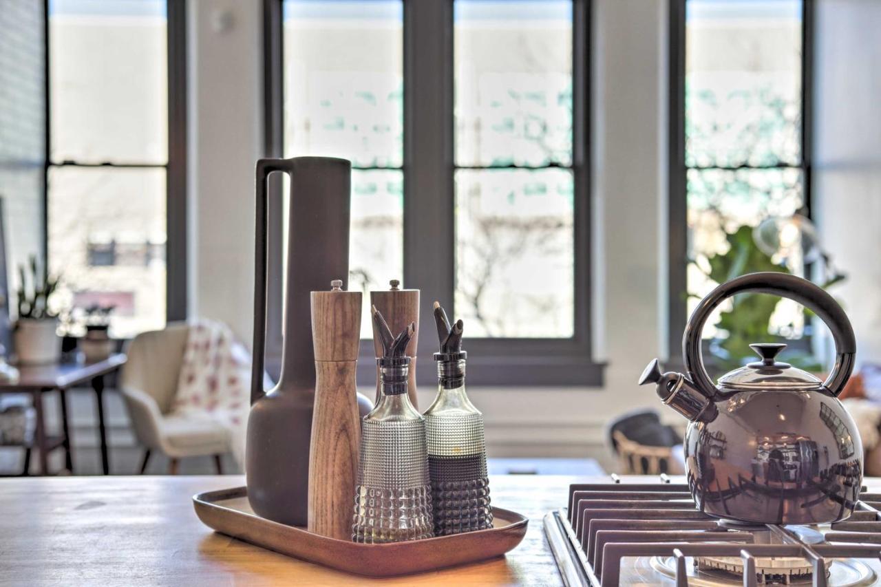 Chic Slc Downtown Studio Loft Walk To Shops Salt Lake City Exterior foto